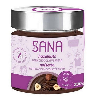 Sana Hazelnut Spread Dark Chocolaty 200 Grams by Pamecare