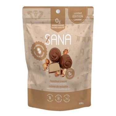 Sana Bites Milk Chocolaty Hazelnut Cream 6 X 100 Grams by Pamecare