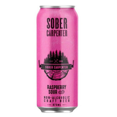 Sober Carpenter Non-Alcoholic Beer Raspberry Sour 12 X 473 Ml by Sober Carpenter