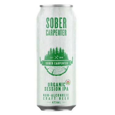 Sober Carpenter Non-Alcoholic Beer Organic Session IPA 12 X 473 Ml by Sober Carpenter