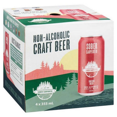 Sober Carpenter Non-Alcoholic Beer Irish Red 6 X 4 Packects (355 Ml) by Sober Carpenter