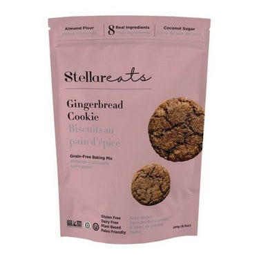 Stellar Eats Baking Mix Gingerbread Cookie Grain Free Mix 6 X 241 Grams by Stellar Eats