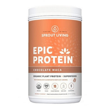 Sprout Living Epic Protein Chocolate Maca 2 Lbs by Sprout Living