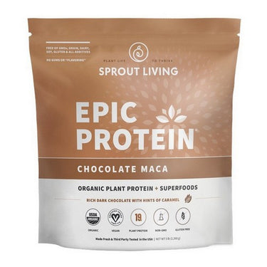 Sprout Living Epic Protein Chocolate Maca 5 Lbs by Sprout Living