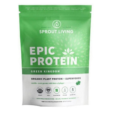 Sprout Living Epic Protein Green Kingdom 1 Lb by Sprout Living