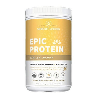 Sprout Living Epic Protein Vanilla Lucuma 2 Lbs by Sprout Living