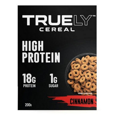 Truely Protein Cereal Cinnamon 6 X 198 Grams by Truely