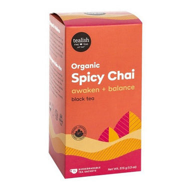 Tealish Organic Tea Spicy Chai 15 Count by Tealish