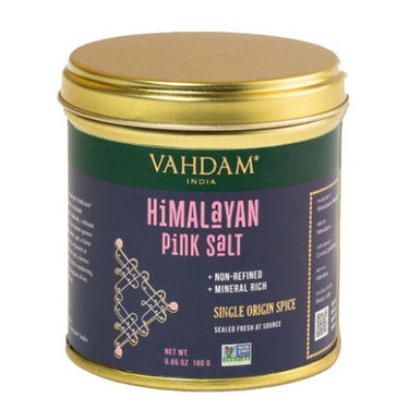 Vahdam Spice Himalayan Pink Salt 160 Grams by Vahdam Teas