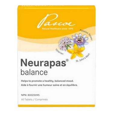 Neurapas Balance With Valerian St. John's Wort And Passionflower Mood 60 Count by Pascoe