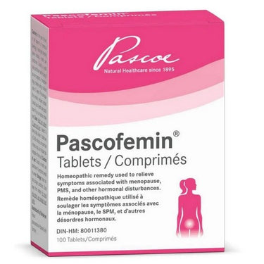 Pascofemin Homeopathic Remedy Menopause And PMS Symptoms 100 Count by Pascoe