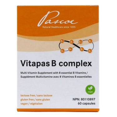 Vitapas B Complex Multivitamin Supplement 60 Count by Pascoe