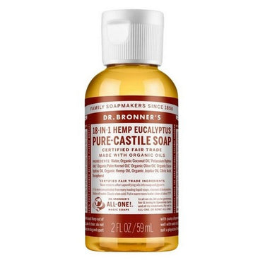 Pure Castile Liquid Soap Eucalyptus 59 Ml by Dr.Bronner's