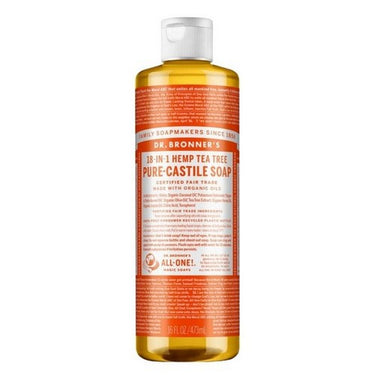 Pure Castile Liquid Soap Tea Tree 473 Ml by Dr.Bronner's