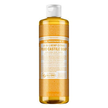 Pure Castile Liquid Soap Citrus 473 Ml by Dr.Bronner's