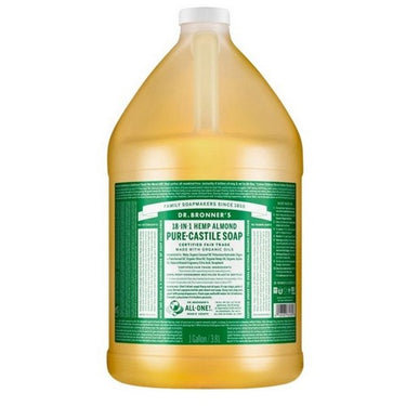 Pure Castile Liquid Soap Almond 3.8 Liters by Dr.Bronner's