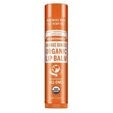 Organic Lip Balm Orange Ginger 4 Grams X 12 Count  by Dr.Bronner's