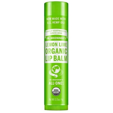 Organic Lip Balm Lemon Lime 12 Count by Dr.Bronner's
