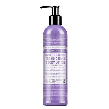 Organic Hand And Body Lotion Lavender Coconut 237 Ml by Dr.Bronner's