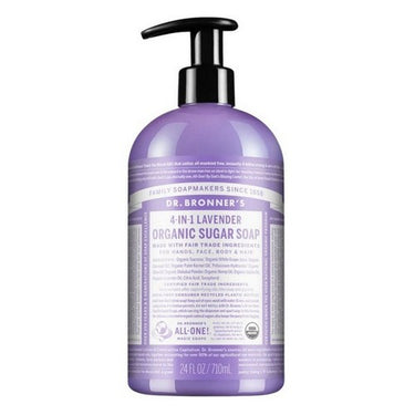 Organic Sugar Soap Lavender 710 Ml by Dr.Bronner's