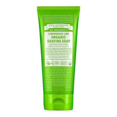 Organic Shaving Soap Lemongrass Lime 207 Ml by Dr.Bronner's