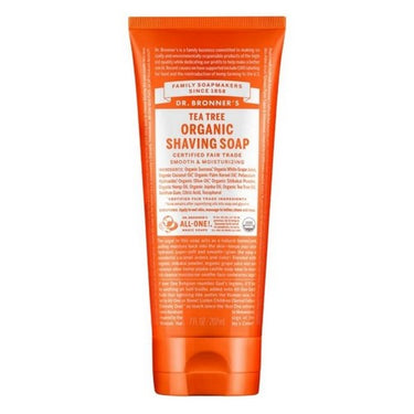 Organic Shaving Soap Tea Tree 207 Ml by Dr.Bronner's