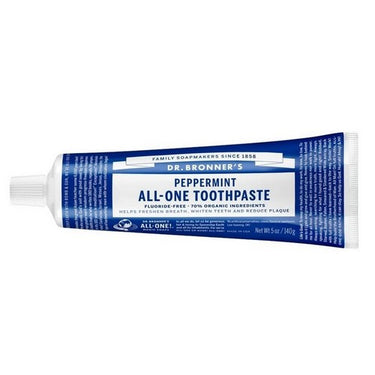 All-One Toothpaste Peppermint 140 Grams by Dr.Bronner's