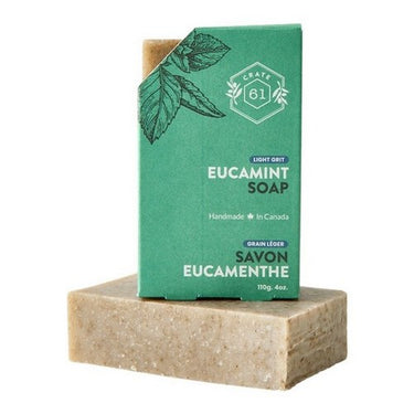 Plant-Based Bar Soap Eucamint 110 Grams by Crate 61