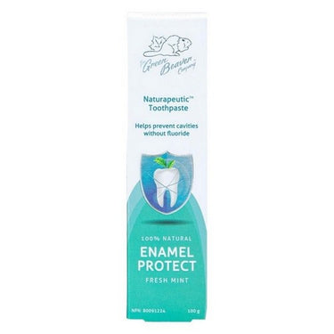 Naturapeutic Toothpaste Fluoride Free Enamel Protect Fresh Mint 100 Grams by Green Beaver