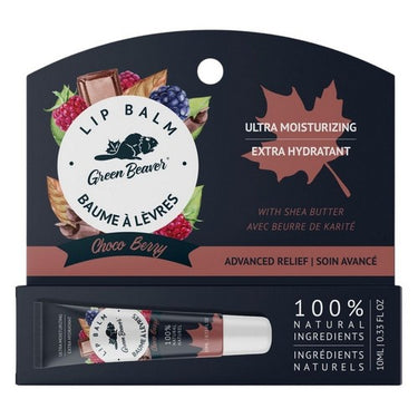 Lip Balm Ultra Moisturizing With Shea Butter Advanced Relief Choco Berry 10 Ml by Green Beaver