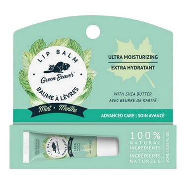 Lip Balm Ultra Moisturizing With Shea Butter Advanced Relief Mint 10 Ml by Green Beaver