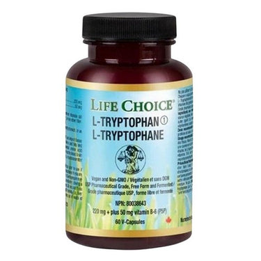 Amino Acids L-Tryptophan Vitamin B6 60 Veggie Caps by Life Choice