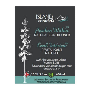 Natural Conditioner Awaken Within Marjoram Eucalyptus Frankincense 450 Ml by Island Essentials
