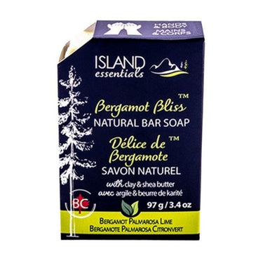 Natural Bar Soap Bergamot Bliss 97 Grams by Island Essentials