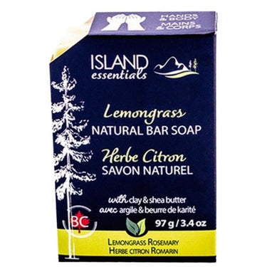 Natural Bar Soap Lemongrass 97 Grams by Island Essentials