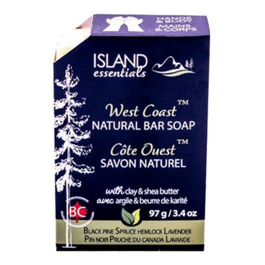Natural Bar Soap West Coast 97 Grams by Island Essentials