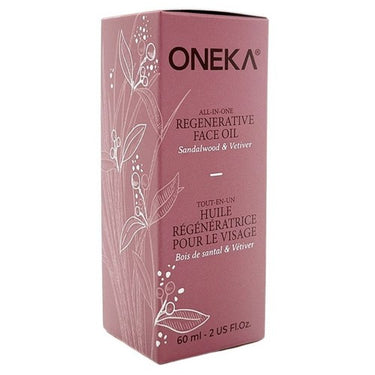 All-In-One Regenerative Face Oil Sandalwood And Vetiver 60 Ml by Oneka