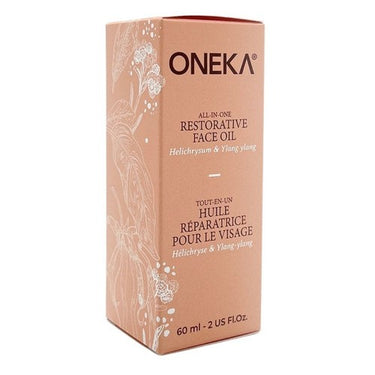 All-In-One Restorative Face Oil Helichrysum And Ylang Ylang 60 Ml by Oneka