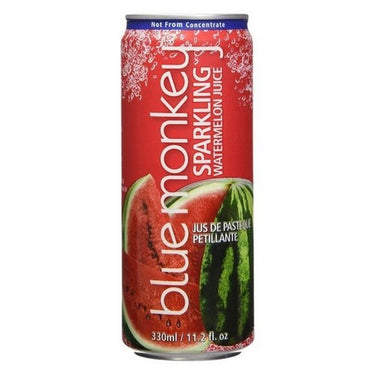 Blue Monkey, Sparkling Coconut Water Coco Watermelon, 330 Ml (Case Of 12)