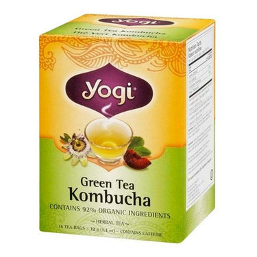 Green Tea With Kombucha 16 Bags by Yogi