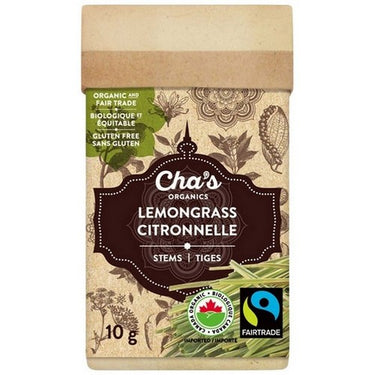 Chas Organics, Organics Lemongrass Stems, 10 Grams (Case Of 6)