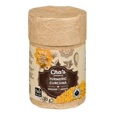 Chas Organics, Organic Turmeric Ground, 30 Grams (Case Of 6)