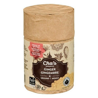 Organic Ginger Gound 30 Grams by Chas Organics