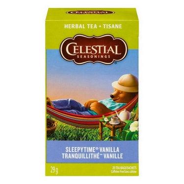 Celestial Seasonings, Herbal Tea Sleepytime Vanilla, 20 Bags (Case Of 6)
