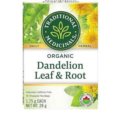 Traditional Medicinals, Organic Dandelion Leaf And Root, 16 Tea Bags (Case Of 6)