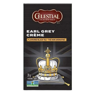 Celestial Seasonings, Earl Grey Creme Black Tea, 16 Bags (Case Of 6)