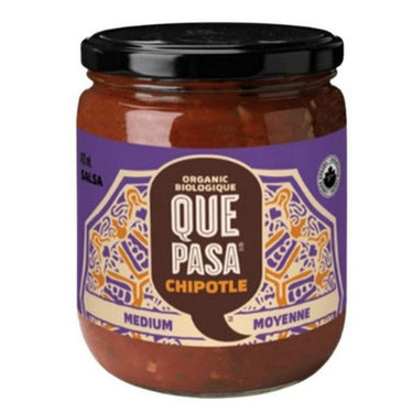 Que Pasa, Organic Chipotle Salsa Medium, 420 Ml (Case Of 12)