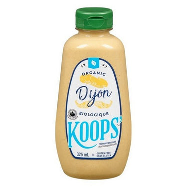 Koops, Organic Dijon Mustard, 325 Ml (Case Of 12)
