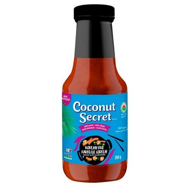 Coconut Secret, Organic Korean BBQ Sauce And Marinade, 350 Grams (Case Of 6)
