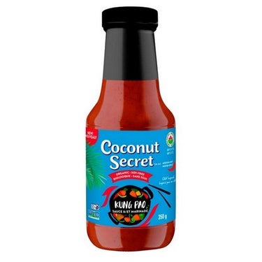 Coconut Secret, Organic Kung Pao Sauce And Marinade, 350 Grams (Case Of 6)